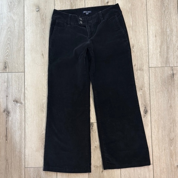GAP Classic Black Corduroy Trousers - Picture 1 of 5